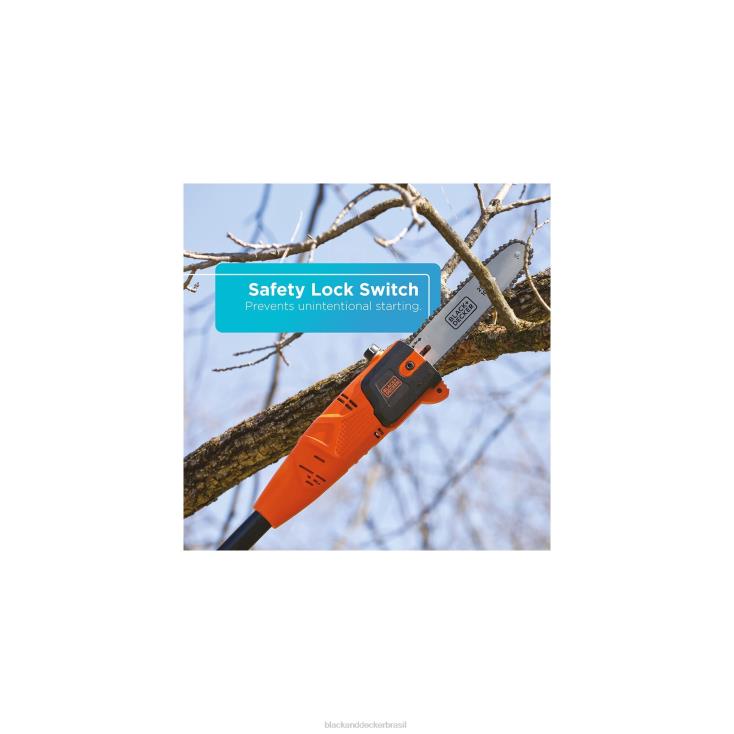 BLACK+DECKER N20D396Serra de poste máximo de 20 V apenas ferramenta de 8 polegadas ar livre