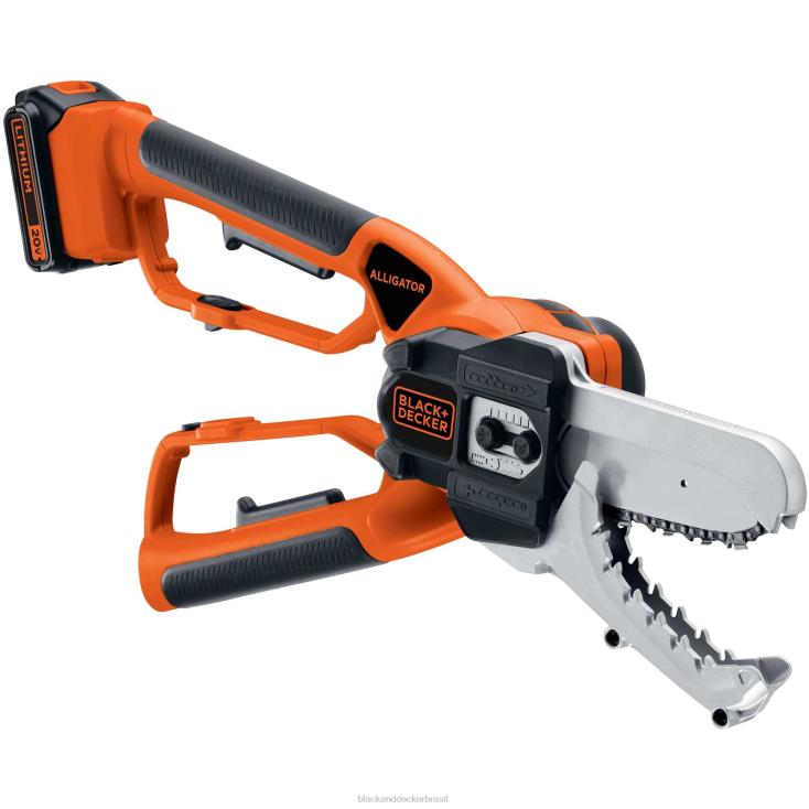 BLACK+DECKER N20D404Tesoura de jacaré com motosserra sem fio máxima de 20v ar livre