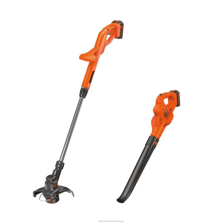 BLACK+DECKER N20D432Kit combinado de soprador de folhas e aparador de cordas máximo de 20 V ar livre