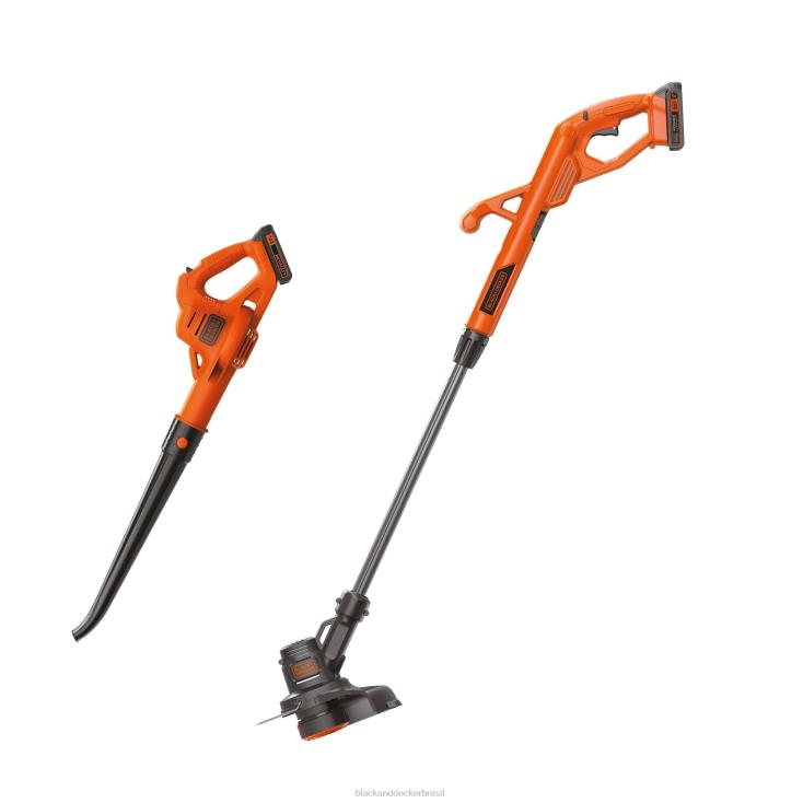 BLACK+DECKER N20D432Kit combinado de soprador de folhas e aparador de cordas máximo de 20 V ar livre