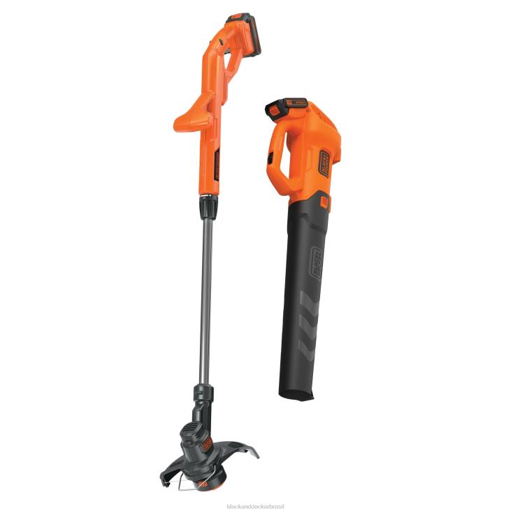 BLACK+DECKER N20D433Kit combinado de soprador de folhas e aparador de cordas máximo de 20 V ar livre