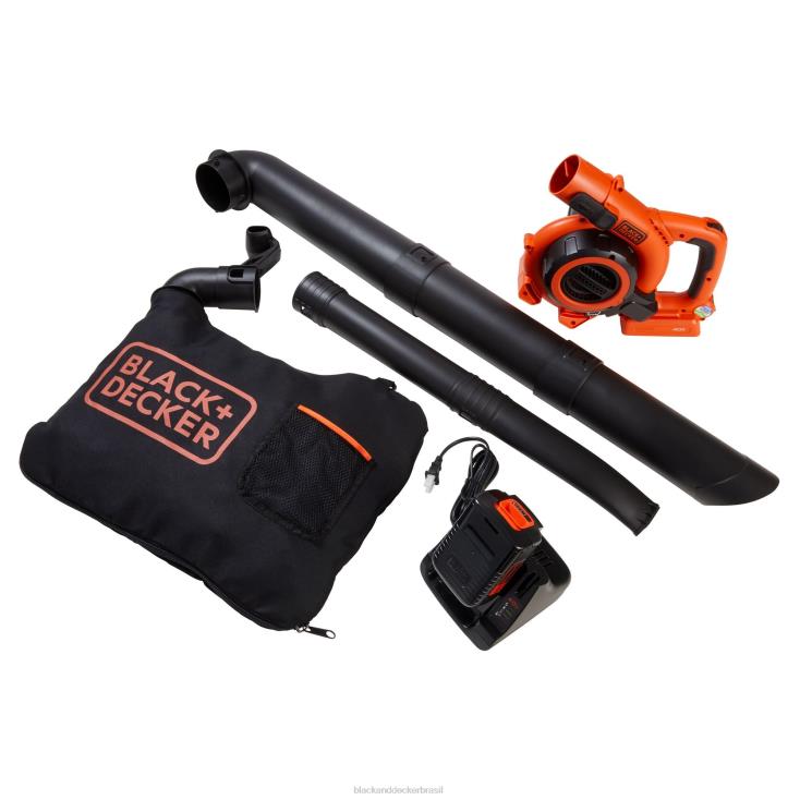 BLACK+DECKER N20D439Kit soprador de folhas/aspirador de folhas máximo 40v sem fio ar livre