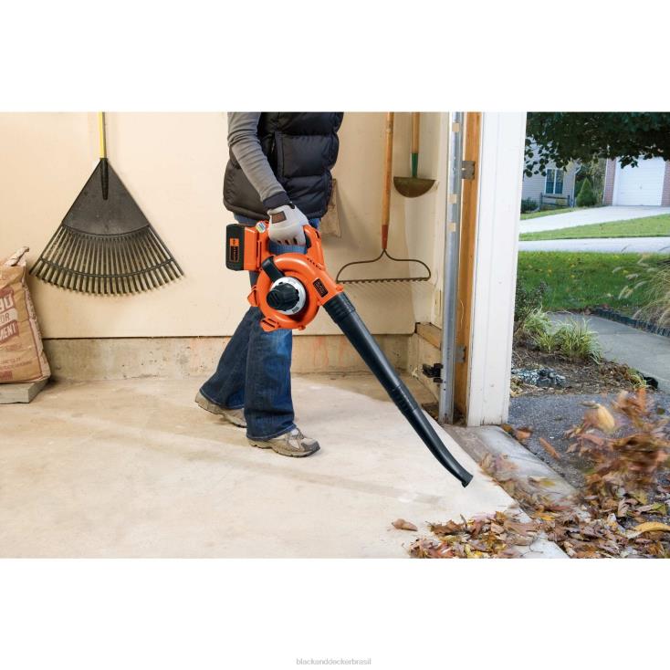 BLACK+DECKER N20D439Kit soprador de folhas/aspirador de folhas máximo 40v sem fio ar livre