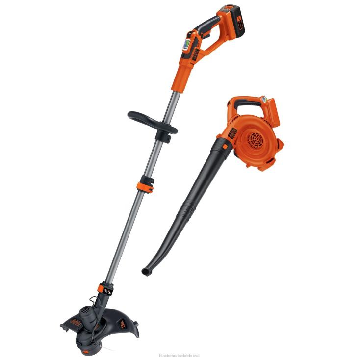 BLACK+DECKER N20D440Combinação de aparador / biseladora e varredora de 40 V no máximo ar livre