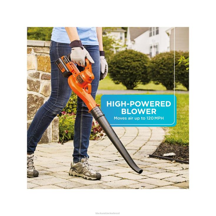 BLACK+DECKER N20D440Combinação de aparador / biseladora e varredora de 40 V no máximo ar livre