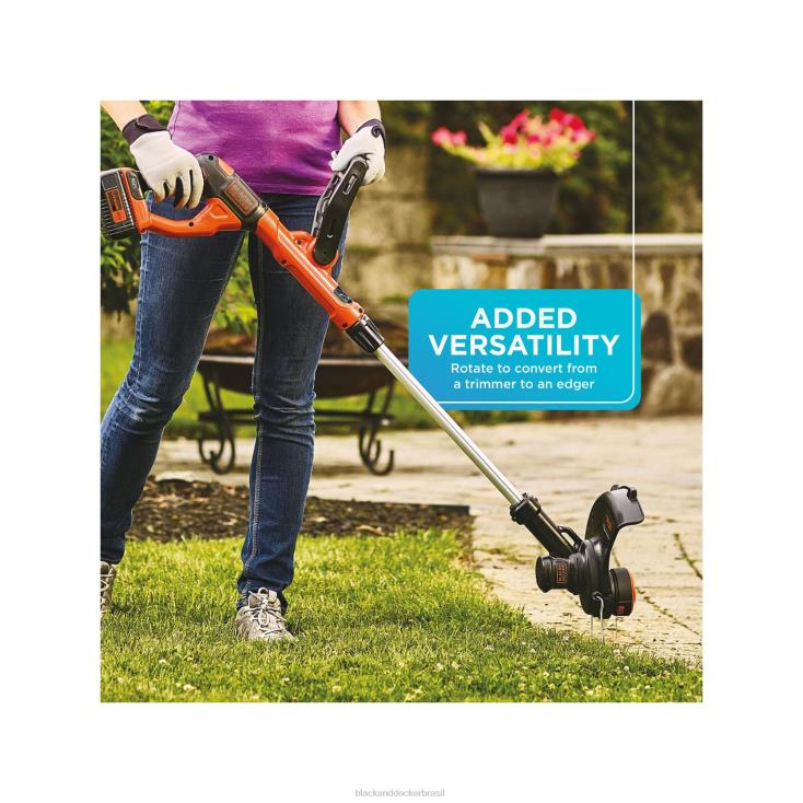 BLACK+DECKER N20D440Combinação de aparador / biseladora e varredora de 40 V no máximo ar livre