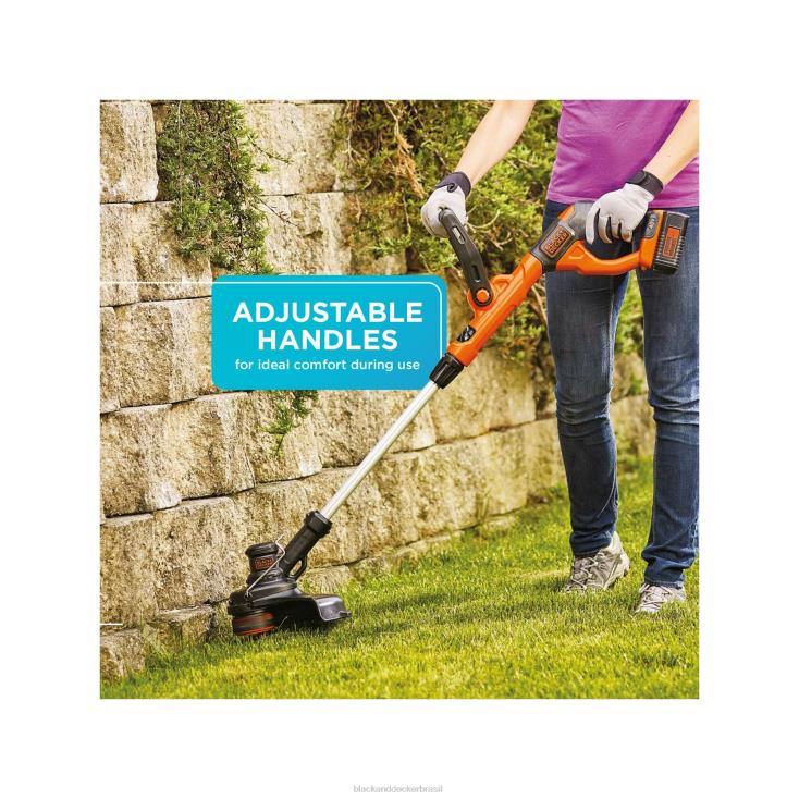 BLACK+DECKER N20D440Combinação de aparador / biseladora e varredora de 40 V no máximo ar livre