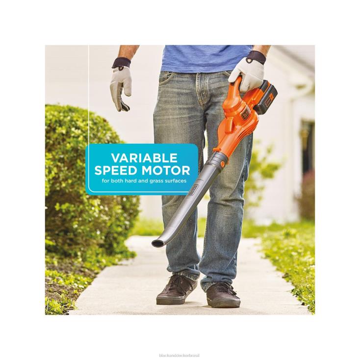 BLACK+DECKER N20D440Combinação de aparador / biseladora e varredora de 40 V no máximo ar livre