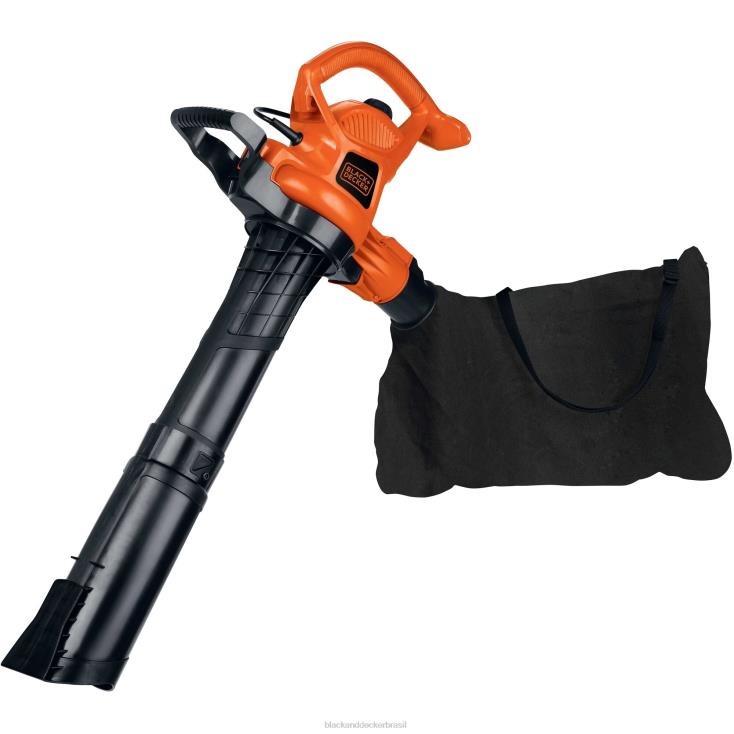 BLACK+DECKER N20D443Triturador a vácuo com soprador elétrico 12 amp 3 em 1 ar livre