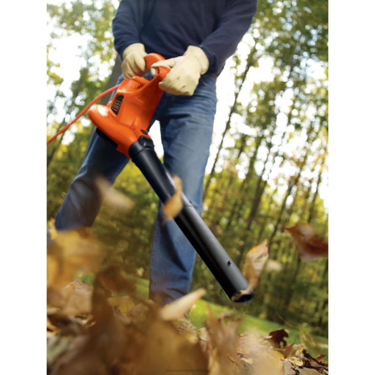 BLACK+DECKER N20D448soprador de folhas e aspirador de folhas 3 em 1 12 A 250 mph 400 cfm ar livre
