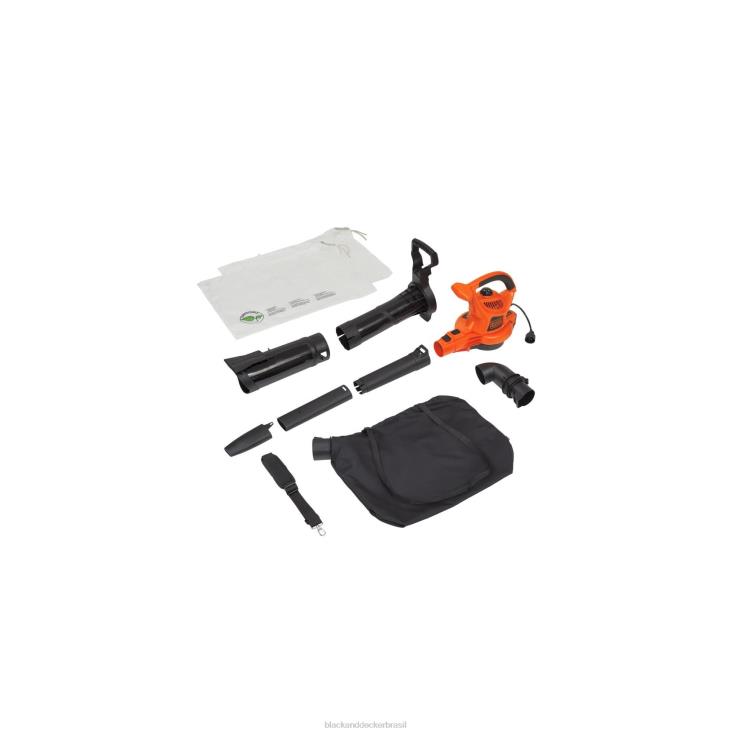 BLACK+DECKER N20D448soprador de folhas e aspirador de folhas 3 em 1 12 A 250 mph 400 cfm ar livre
