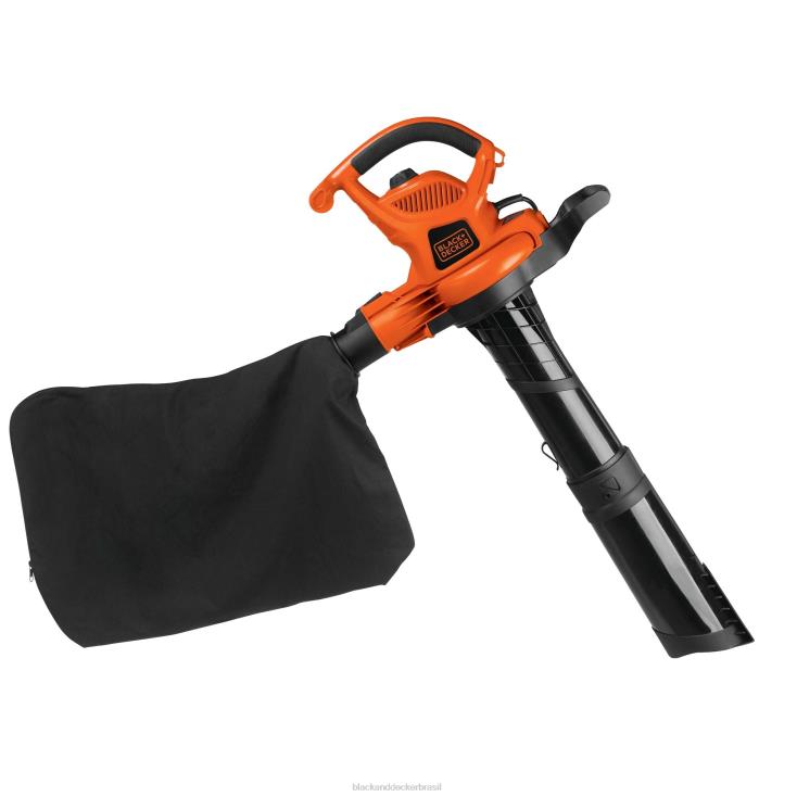 BLACK+DECKER N20D448soprador de folhas e aspirador de folhas 3 em 1 12 A 250 mph 400 cfm ar livre