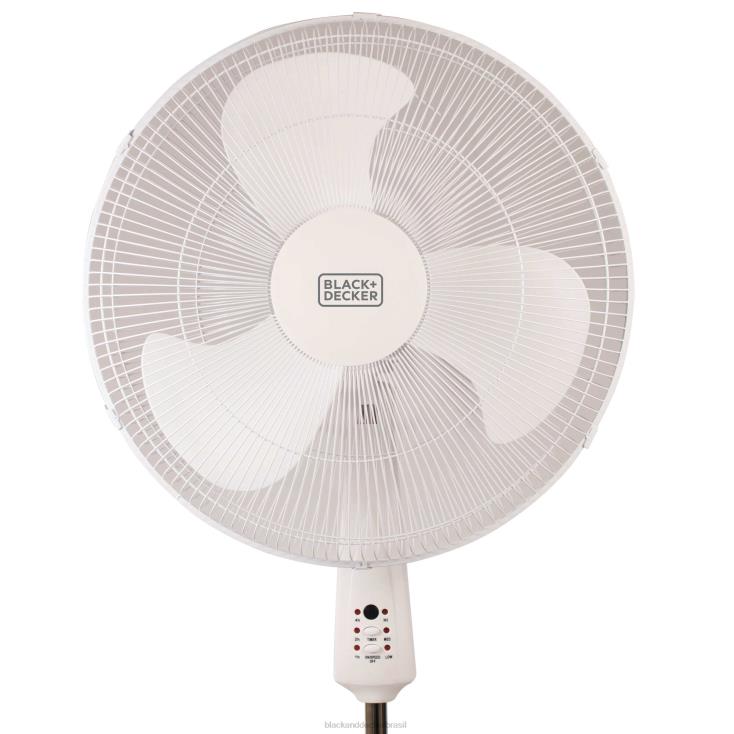 BLACK+DECKER N20D172Ventilador de suporte de 18 pol. com controle remoto branco casa e estilo de vida