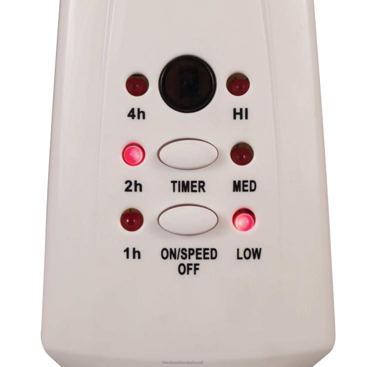 BLACK+DECKER N20D172Ventilador de suporte de 18 pol. com controle remoto branco casa e estilo de vida