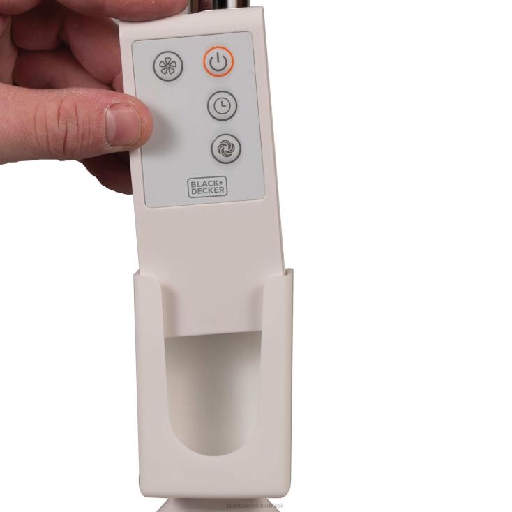 BLACK+DECKER N20D172Ventilador de suporte de 18 pol. com controle remoto branco casa e estilo de vida
