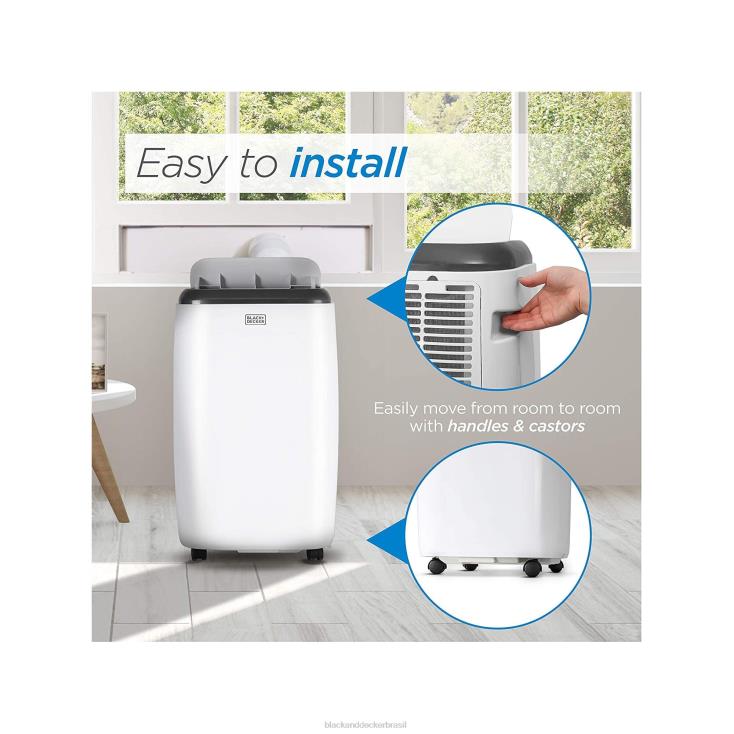 BLACK+DECKER N20D200ar condicionado portátil com controle remoto siga-me casa e estilo de vida