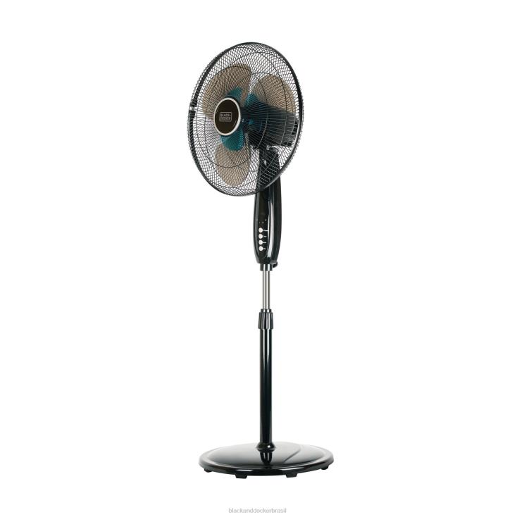 BLACK+DECKER N20D220Ventilador de suporte de lâmina dupla de 16 pol. com controle remoto casa e estilo de vida