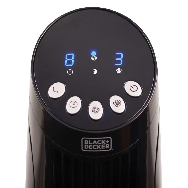 BLACK+DECKER N20D221Ventilador de torre digital de 36
