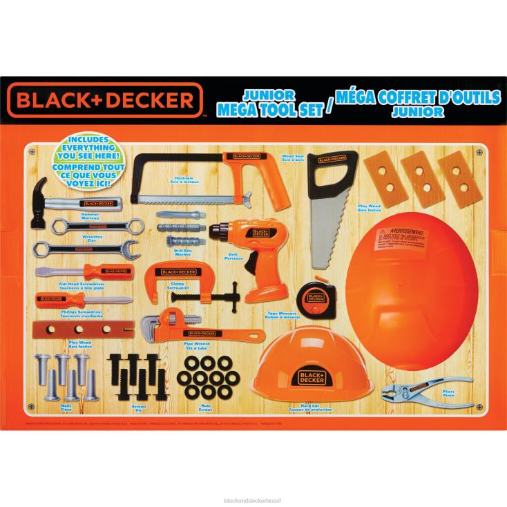 BLACK+DECKER N20D252mega conjunto de ferramentas casa e estilo de vida