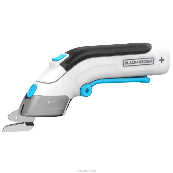 BLACK+DECKER N20D146Tesoura elétrica máxima de 4v, artesanato em tecido, sem fio e recarregável por USB casa e estilo de vida