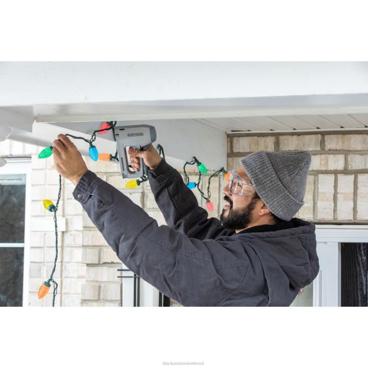 BLACK+DECKER N20D158grampeador resistente com guia de fio/kit de pregador casa e estilo de vida