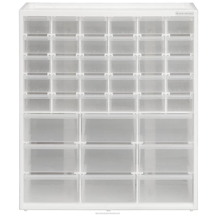 BLACK+DECKER N20D122organizador de armazenamento grande e pequeno sistema de armazenamento modular com 39 gavetas casa e estilo de vida