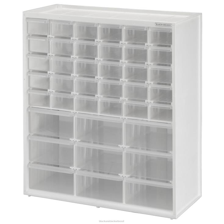 BLACK+DECKER N20D122organizador de armazenamento grande e pequeno sistema de armazenamento modular com 39 gavetas casa e estilo de vida