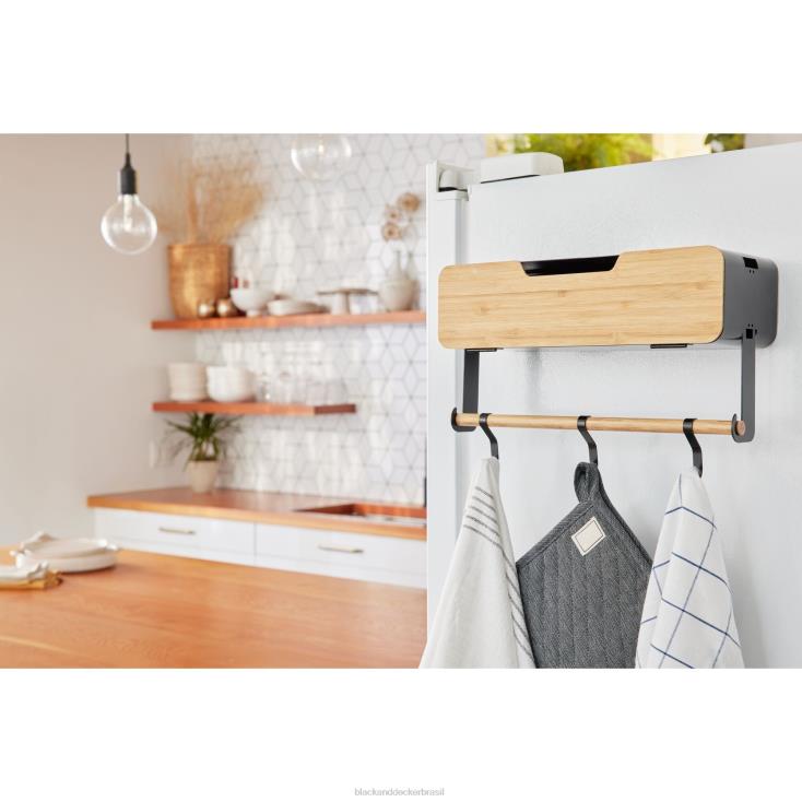BLACK+DECKER N20D127sistema de rack suspenso/magnético - prateleira com porta c/suportes (t) casa e estilo de vida