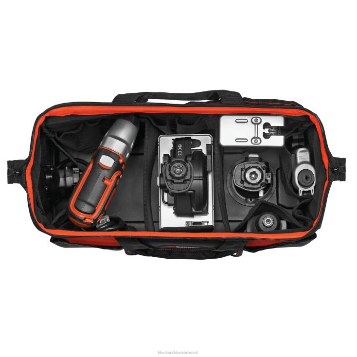 BLACK+DECKER N20D135sacola de ferramentas para sistema matricial de boca larga de 21 polegadas casa e estilo de vida