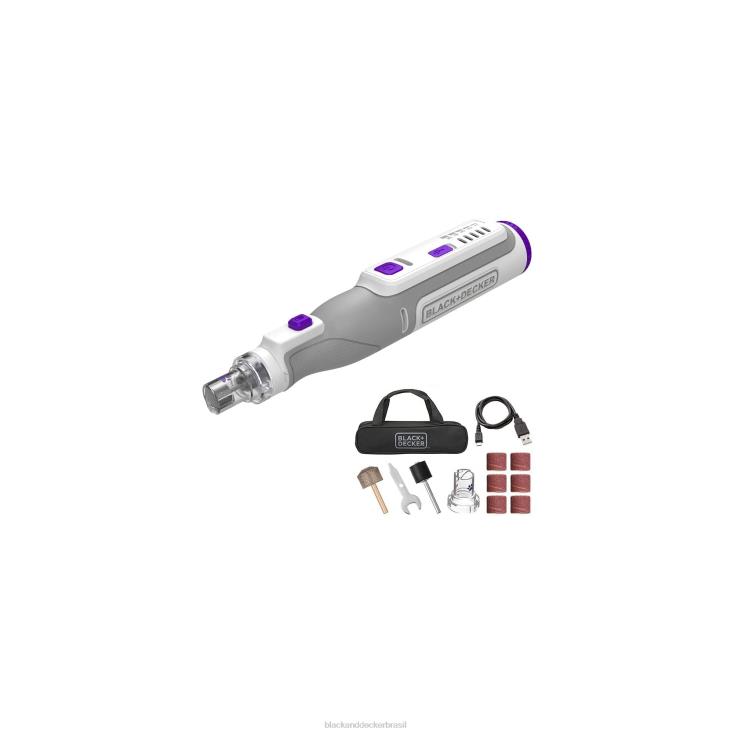 BLACK+DECKER N20D225Aparador de unhas para animais de estimação com ferramenta rotativa máxima de 8v casa e estilo de vida