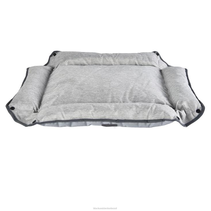 BLACK+DECKER N20D227cama de quatro vias para cães pequenos 20x16x3 em cinza casa e estilo de vida