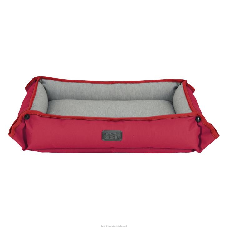 BLACK+DECKER N20D228cama de quatro vias para cães pequenos 20x16x3 em vermelho casa e estilo de vida