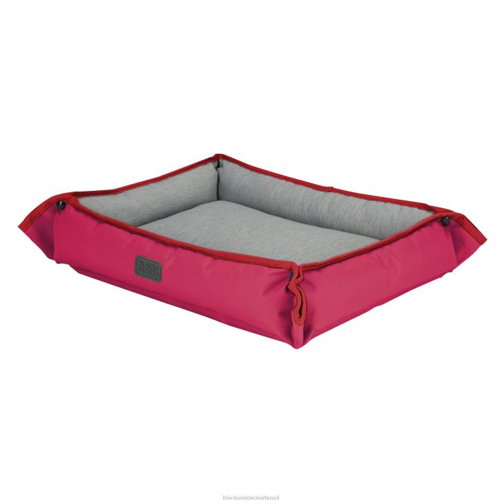 BLACK+DECKER N20D228cama de quatro vias para cães pequenos 20x16x3 em vermelho casa e estilo de vida
