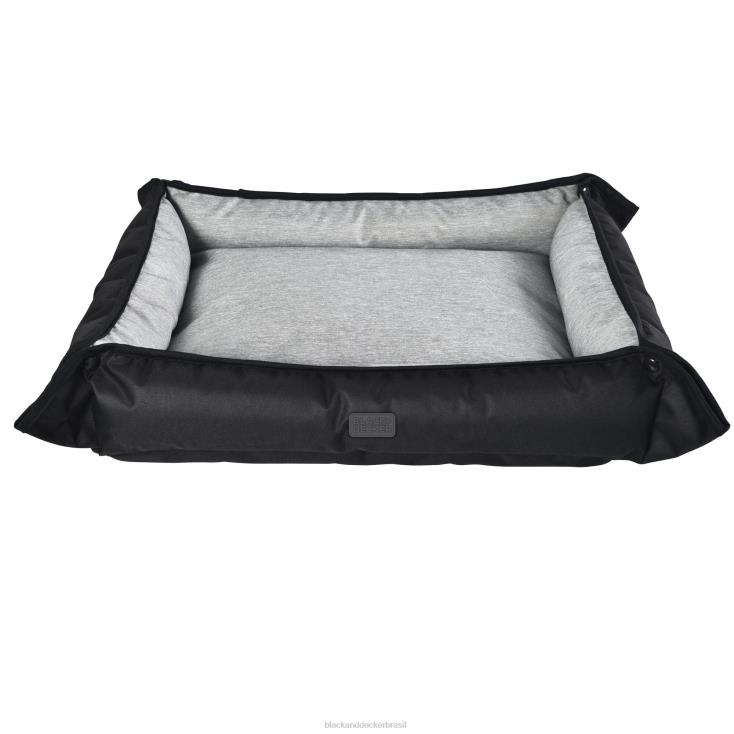 BLACK+DECKER N20D229cama de quatro vias para cães pequenos 20x16x3 em preto casa e estilo de vida