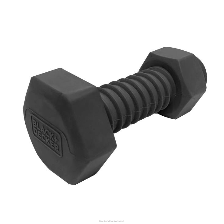 BLACK+DECKER N20D238Borracha dura com barulho de osso de parafuso preto de 5" casa e estilo de vida