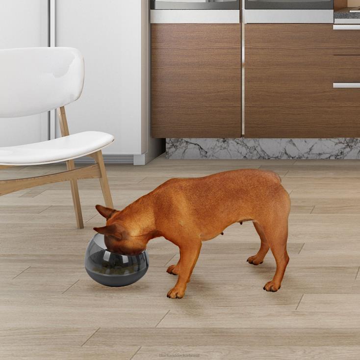 BLACK+DECKER N20D241alimentador lento rocking dogbowl tamanho único preto casa e estilo de vida