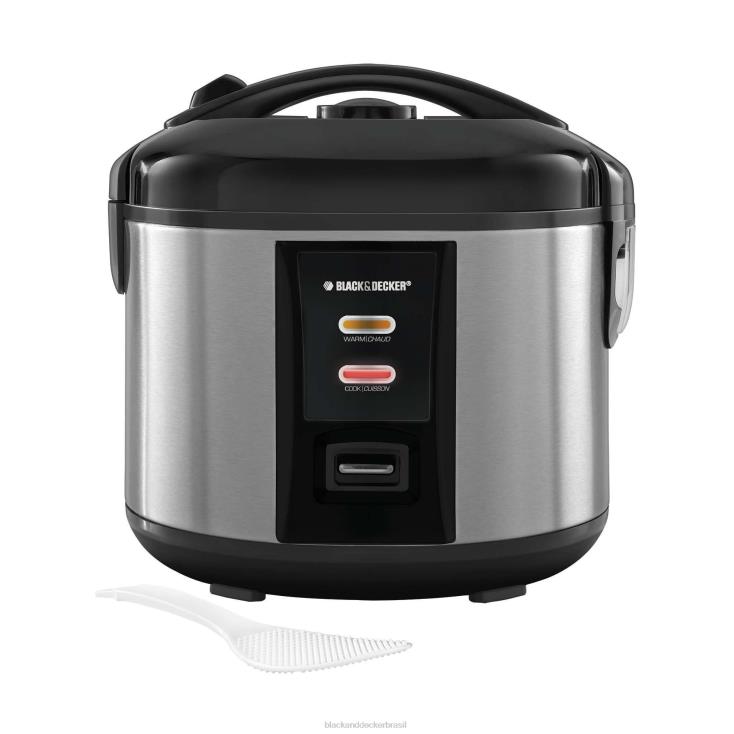 BLACK+DECKER N20D337Panela elétrica de arroz para 12 xícaras cozinha