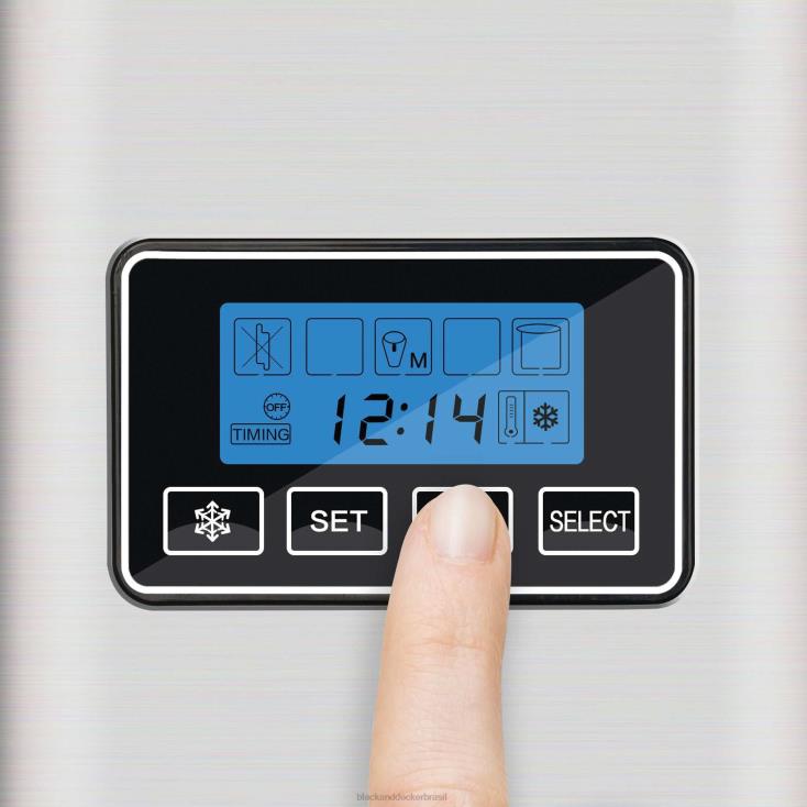 BLACK+DECKER N20D296Máquina de fazer gelo com capacidade de 26 libras cozinha