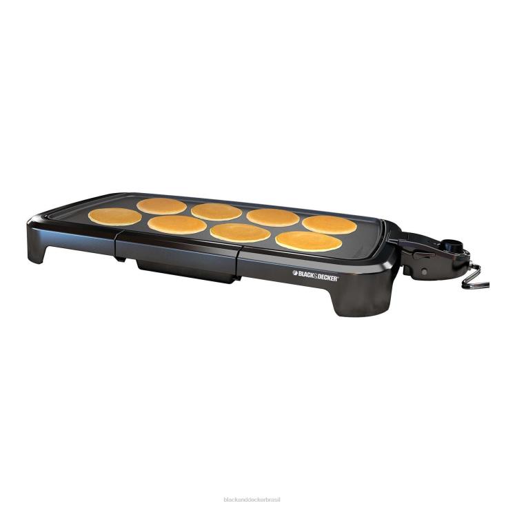 BLACK+DECKER N20D318chapa elétrica tamanho família cozinha