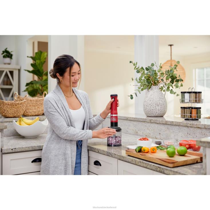 BLACK+DECKER N20D259varinha de cozinha 3 kit sem armazenamento vermelho cozinha