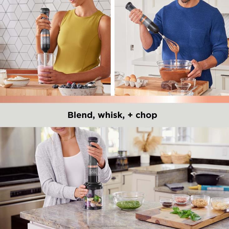 BLACK+DECKER N20D261varinha de cozinha 3 kit sem armazenamento cinza cozinha