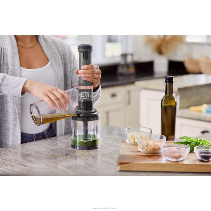 BLACK+DECKER N20D261varinha de cozinha 3 kit sem armazenamento cinza cozinha