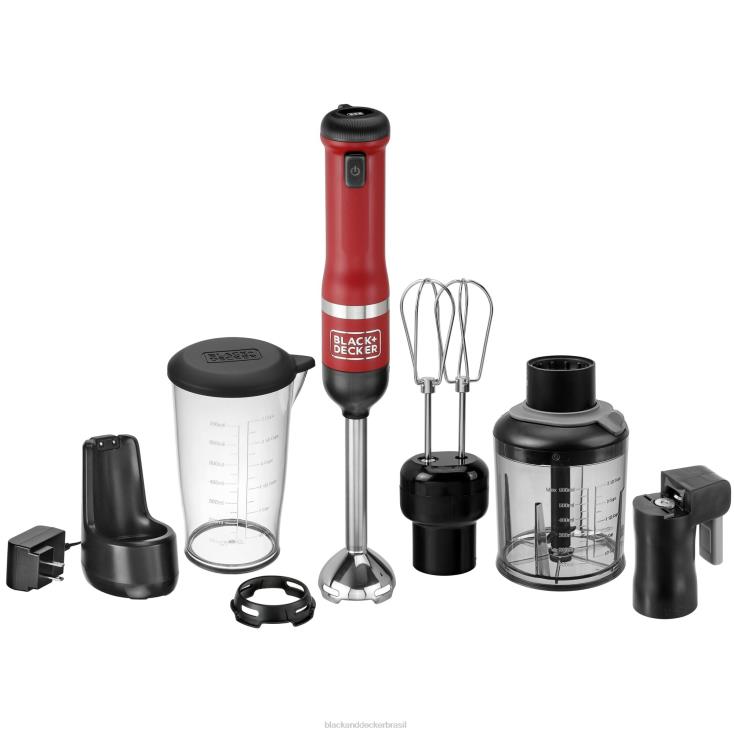 BLACK+DECKER N20D262varinha de cozinha 4 kit vermelho cozinha