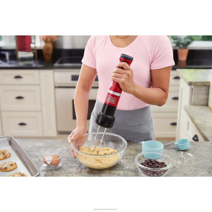 BLACK+DECKER N20D262varinha de cozinha 4 kit vermelho cozinha