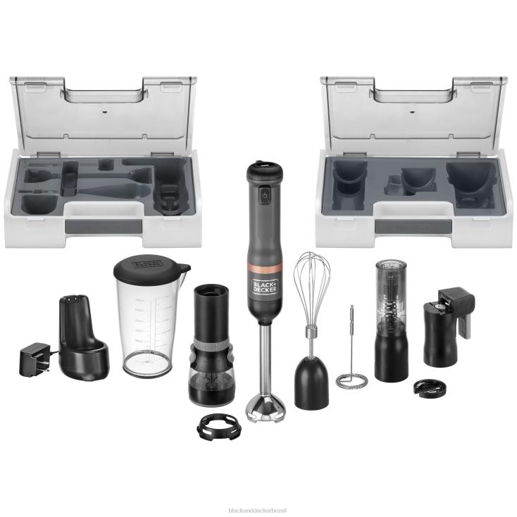 BLACK+DECKER N20D267varinha de cozinha 6 kit cinza cozinha