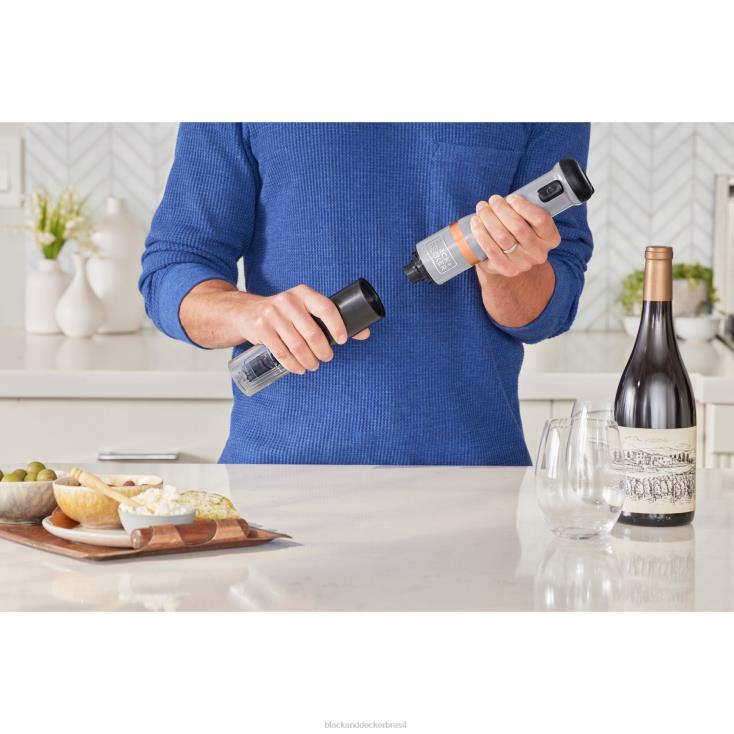 BLACK+DECKER N20D267varinha de cozinha 6 kit cinza cozinha