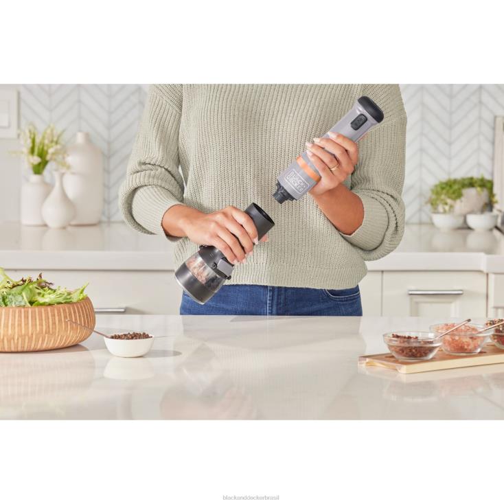 BLACK+DECKER N20D267varinha de cozinha 6 kit cinza cozinha