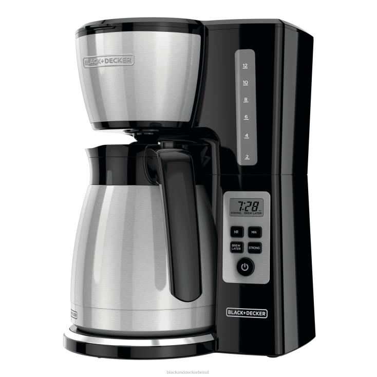 BLACK+DECKER N20D291Cafeteira térmica programável para 12 xícaras cozinha