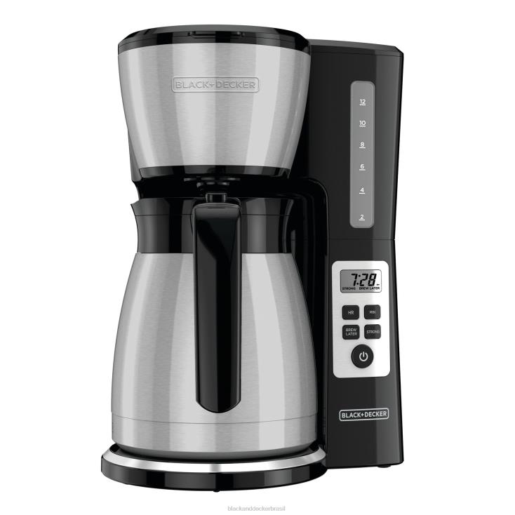 BLACK+DECKER N20D291Cafeteira térmica programável para 12 xícaras cozinha