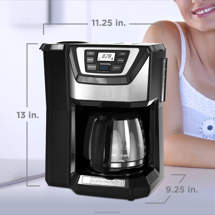 BLACK+DECKER N20D293Cafeteira millbrew para 12 xícaras cozinha